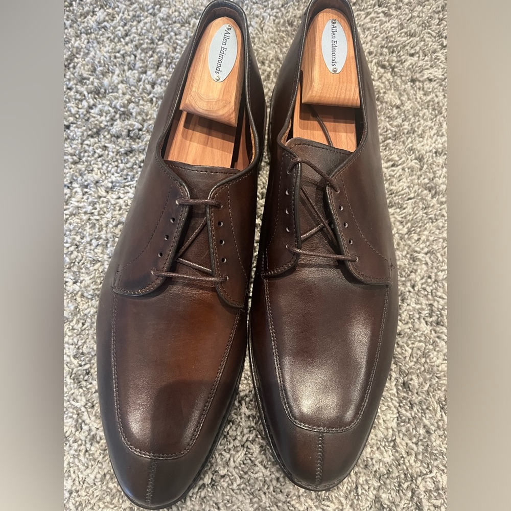 Allen Edmonds size 12 Brown dress shoes men’s new without tags